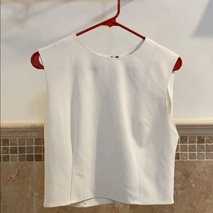 Alice and Olivia White Blouse